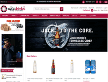 Tablet Screenshot of a2zdrinks.com